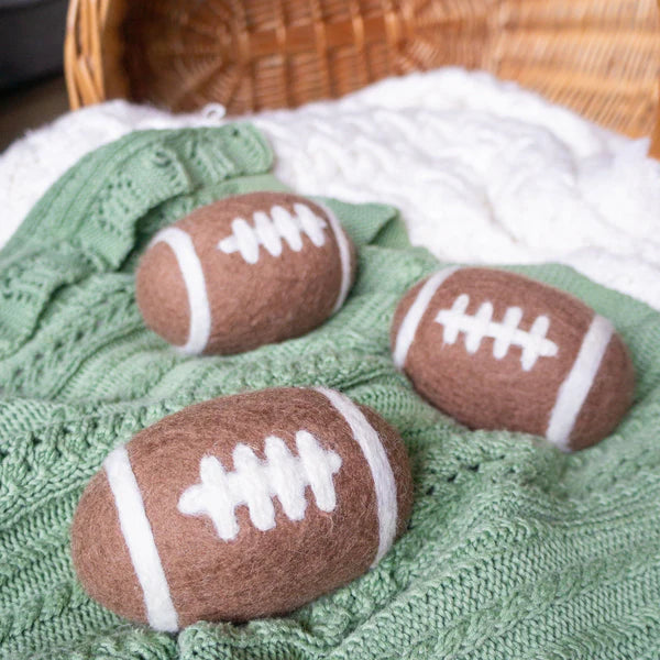 Eco Dryer Balls | Game Day Football Set of 3