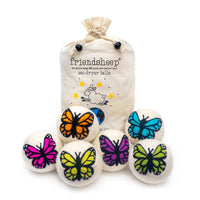 Eco Dryer Balls | Rainbow Butterfly Set of 6