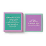 Growing Up in 80's | Reversible Cocktail Napkins