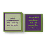 Grudges | Reversible Cocktail Napkins