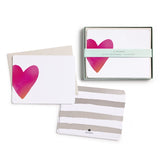 Big Heart Flat Notes | Set of 8