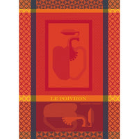 Le Poivron Tango Jacquard Kitchen Towel