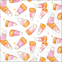 Pink Candy Corn Cocktail Napkins