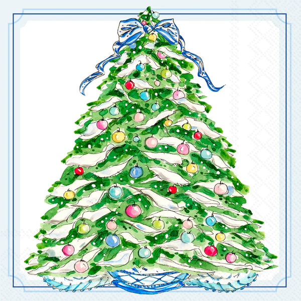 Boxwood Ornaments Cocktail Napkins