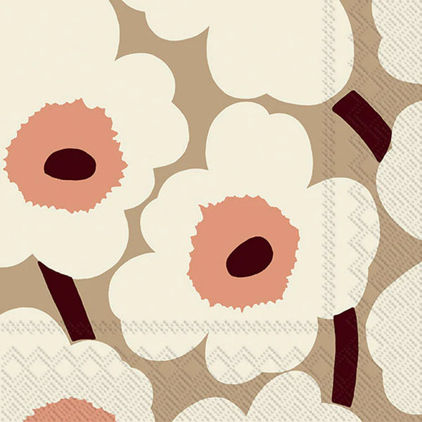 Unikko Cream Lunch Napkins