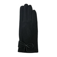 Mindy Gloves with Bow | Black