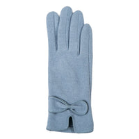 Mindy Gloves with Bow | Ice Blue