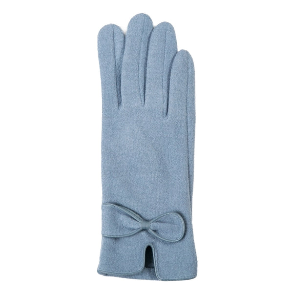 Mindy Gloves with Bow | Ice Blue