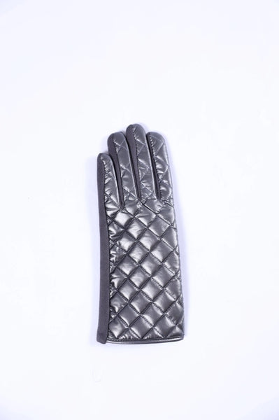 Monica Gloves | Metallic Grey