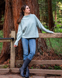 Monograph Mockneck Sweater | Heathered Sea Foam