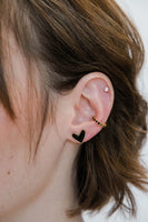 Black Sweetheart Studs