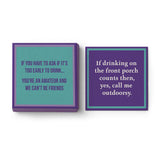 Outdoorsy | Reversible Cocktail Napkins