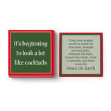 Peace on Earth | Reversible Cocktail Napkins