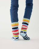 Sailor Love Slipper Socks | Rainbow Stripe