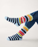 Sailor Love Slipper Socks | Rainbow Stripe