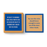 Song Lyrics | Reversible Cocktail Napkins