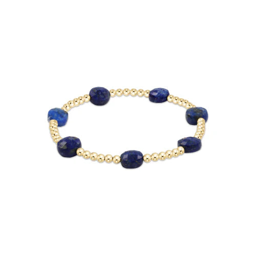 Extends Admire Gold 3mm Bracelet | Lapis