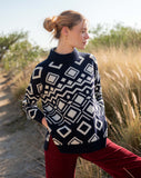 Sun Valley Sweater | Navy + Cream