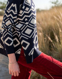 Sun Valley Sweater | Navy + Cream