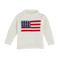 Toddler Flag Rollneck Sweater | Medium