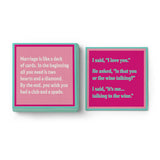 Wine Talking | Reversible Cocktail Napkins