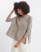 Petite Catalina Crewneck Sweater | Driftwood