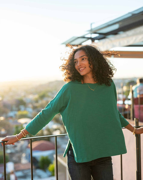 Catalina Slub Tee | Grove Green