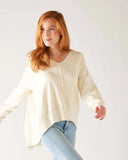 Toujours V-Neck Sweater | Cream