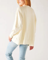 Toujours V-Neck Sweater | Cream