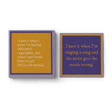 Words Wrong | Reversible Cocktail Napkins