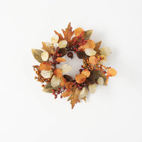 Mixed Leaf Accent Ring | 6.5 inch