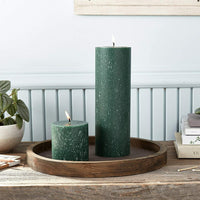 Dark Green Pillar Candle | 3x9