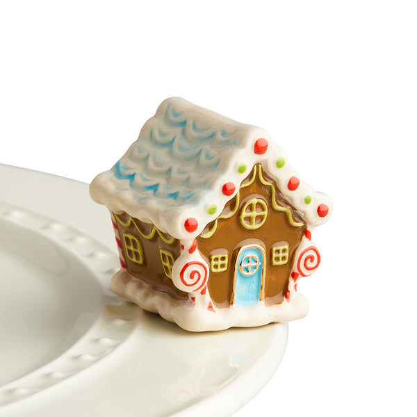 candyland lane | gingerbread house mini by nora fleming