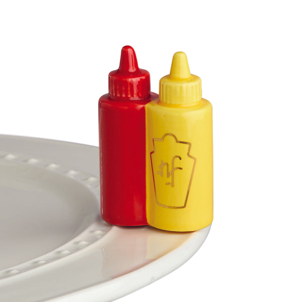 main squeeze | ketchup & mustard mini by nora fleming