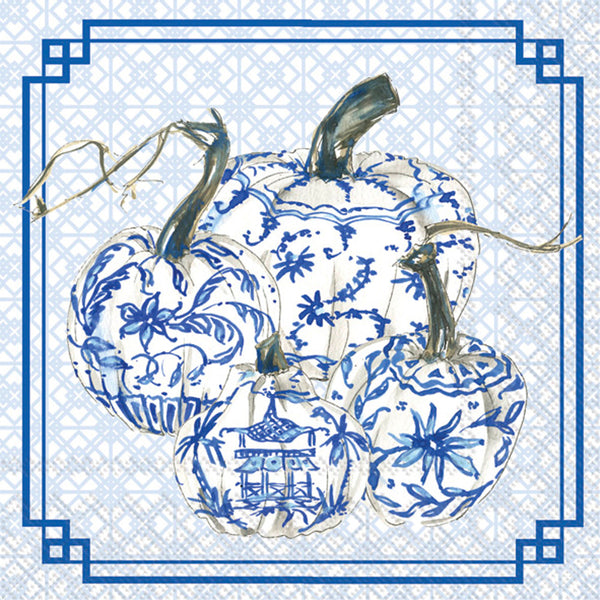 Royal Pumpkins Cocktail Napkins