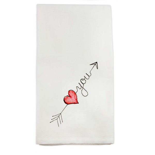 Arrow with Heart | Dish Towel