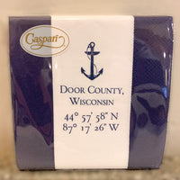 Door County | Coordinates Cocktail Napkin