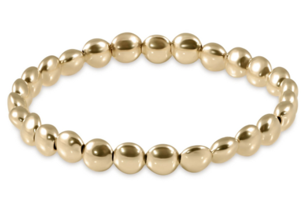Extends 7.5" Honesty Gold Bracelet | 6mm