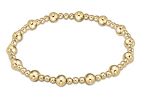 Extends 7.5" Classic Sincerity Gold Bracelet | 5mm