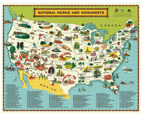 National Parks Map | 1000pc Puzzle
