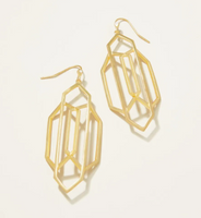 Art Deco Earrings | Gold