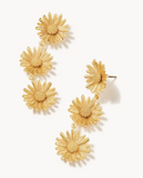 Daisy Dangle Earrings | Gold