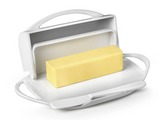 White Butterie Butter Dish