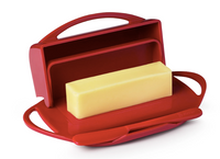Red Butterie Butter Dish