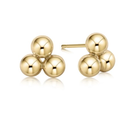 Classic Gold Cluster Stud | 6mm