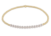 Gold Bliss 2mm Bracelet | Pearl