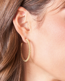 Telfair Hoop Earrings | 40mm