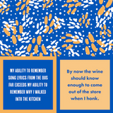 Song Lyrics | Reversible Cocktail Napkins