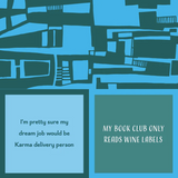 Karma Deilvery | Reversible Cocktail Napkins