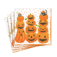 Jack O' Lanterns Cocktail Napkins